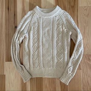 LL Bean Fisherman Knit Sweater